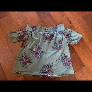 Alya off the shoulder top.